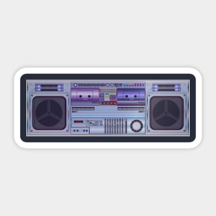 Boombox Radio Design Sticker